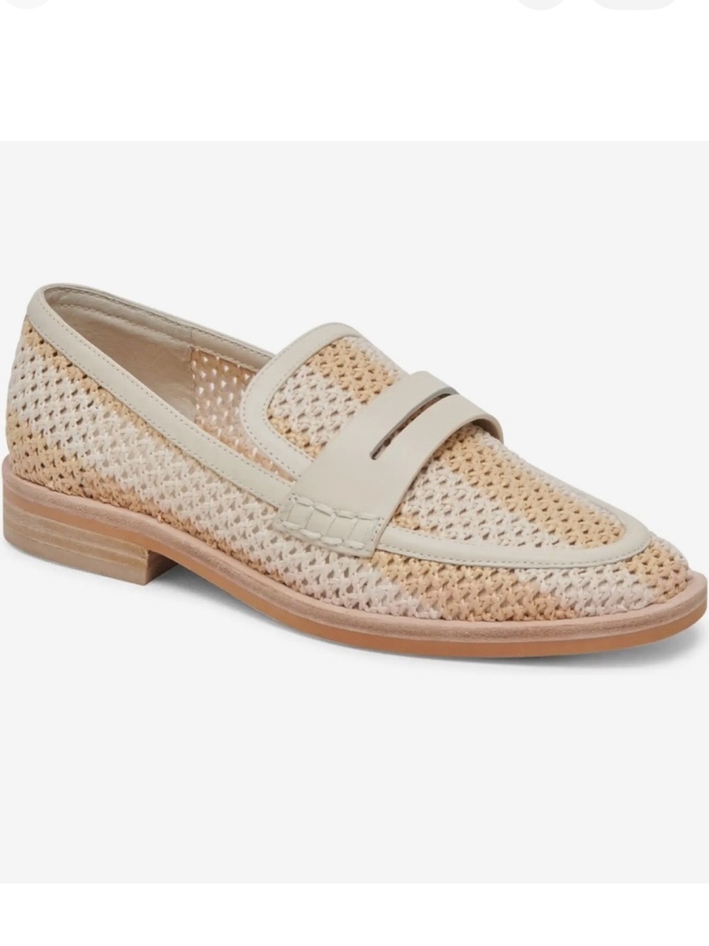 Dolce Vita Halley Rafia Slip On Loafer Size 8